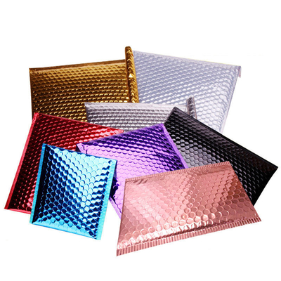 Custom Printed Bubble Mailing Bag Aluminized Film Air Bubble Envelope Colorful
