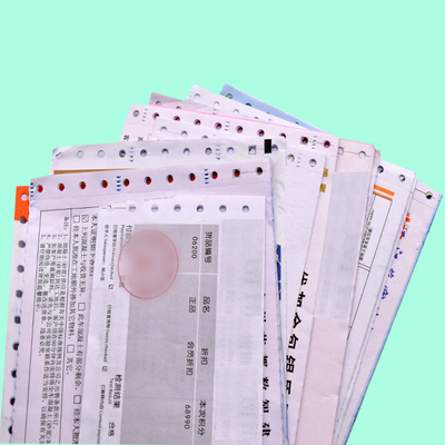 Rectangular Carbonless Copy Paper Custom International Express Waybill Eco Friendly