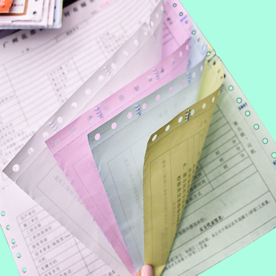 Rectangular Carbonless Copy Paper Custom International Express Waybill Eco Friendly