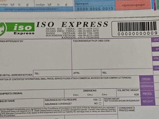 Smart Courier Air Waybill OEM / ODM Carbonless Copy Paper For Comprehensive Air Waybill Documentation