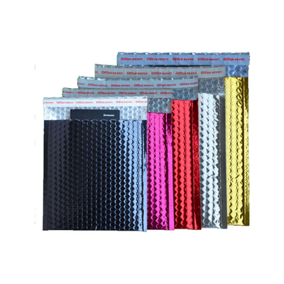 Self Adhesive Bubble Mailing Bag Aluminized Metallic Bubble Mailers Orange