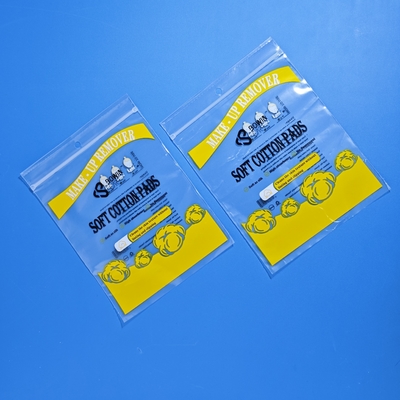 Gravure Printing CPE Zipper Bag Customized Clear Stand Up Bags Dustproof For Tea Nuts