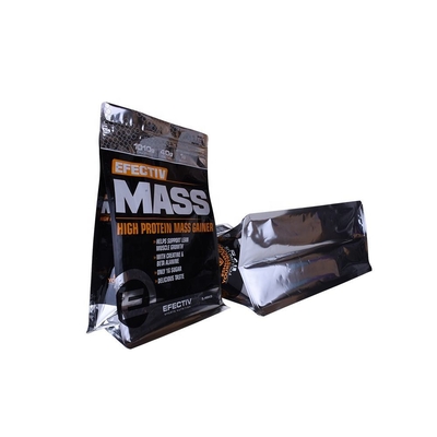 Recyclable Frosted Zip Bags Clear Frosted Zipper Bags Custom With Handle
