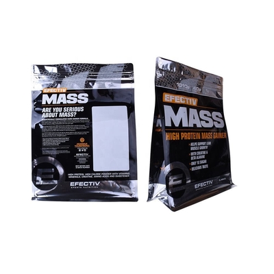 Recyclable Frosted Zip Bags Clear Frosted Zipper Bags Custom With Handle