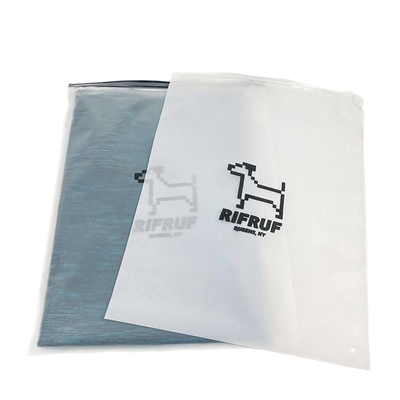Thickened Custom Frosted Zipper Bag Recyclable Clothing Packaging Bags Waterproof