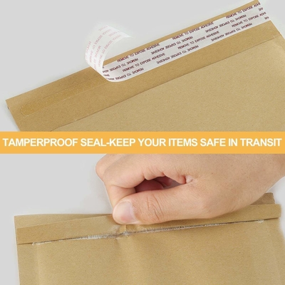 Custom Logo Printed Padded Mailer Envelopes Compostable Padded Kraft Mailer Eco Friendly