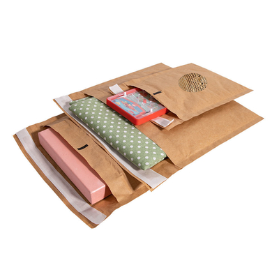 Honeycomb Structure Paper Padded Mailer Recyclable Custom Padded Envelopes Shockproof