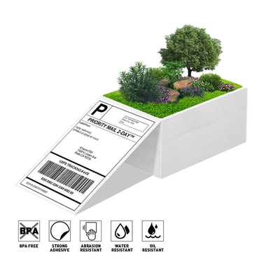 Professional Custom Direct Thermal Labels Durable Thermal Sticker Roll Oil Resistant