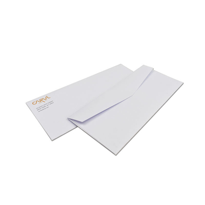 80gsm White Business Envelopes Customized White Paper Envelopes Durable With Offset Papers