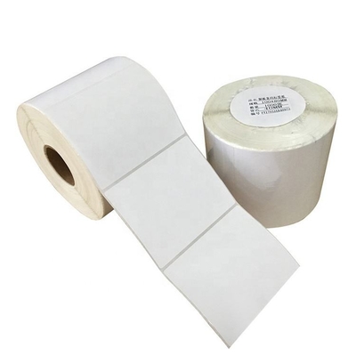 Custom Sizes Direct Thermal Label Rolls White Thermal Sticker Labels For High Moisture Environments