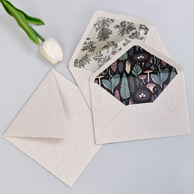 Colored Kraft Wedding Envelopes Business Craft Paper Envelopes Tear Resistant