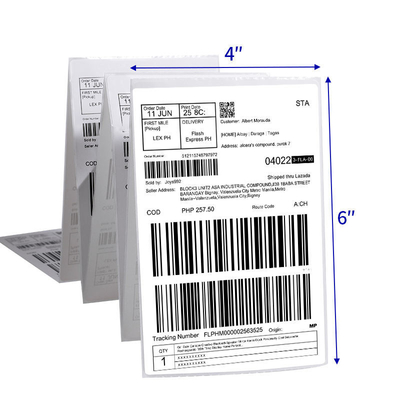 Eco Friendly Adhesive Label Roll Compostable Custom Thermal Transfer Labels