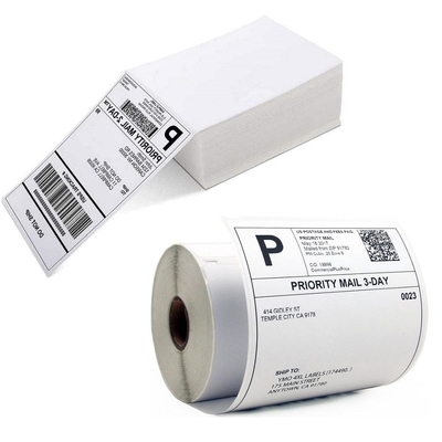 Tamper Proof Thermal Adhesive Labels Voidable Thermal Paper Stickers Custom Text