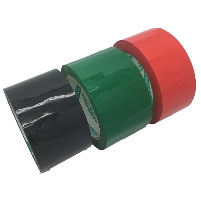 Colored Packing Bopp Packing Tape  2" X 60 Yards 2.8 Mil Thickness Green Custom Waterproof