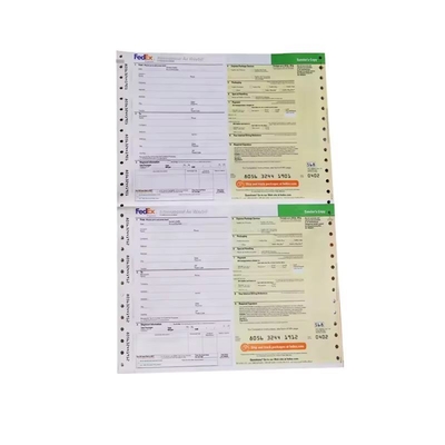 Consignment Note Logistic Courier International Barcode Express Waybill Air Waybill