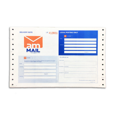 Consignment Note Logistic Courier International Barcode Express Waybill Air Waybill
