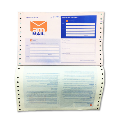 Consignment Note Logistic Courier International Barcode Express Waybill Air Waybill