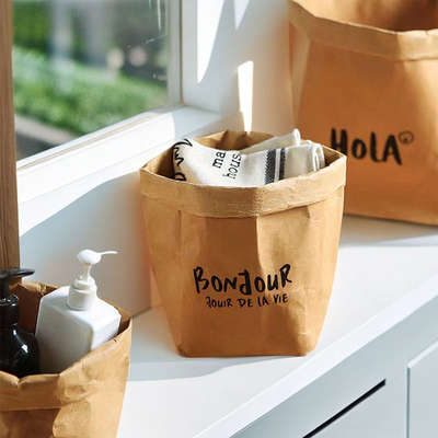 Brown Custom Paper Mailing Bags Biodegradable Shopping Paper Bags Recyclable