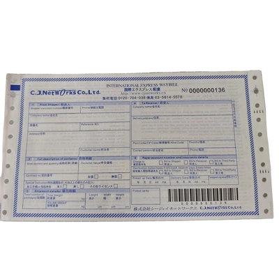 Courier Air Waybill Paper For Express Barcode Scan With DHL FedEx UPS USPS For Waybills
