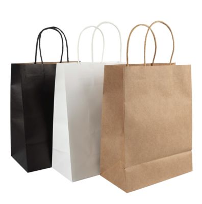 Oem Service Can Design As Client's Requirement Kraft Paper Bag Paper Type Art coated paper Sealing Handle Self Adhesive Seal