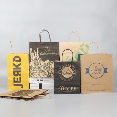 Custom Brown Kraft Paper Bag with Side Gusset Pouch Production Time 12-15 Days