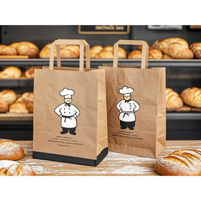 Eco-Friendly Kraft Paper Bag for Shopping and Packaging Waterproof Multiple Extrusion Processing Type