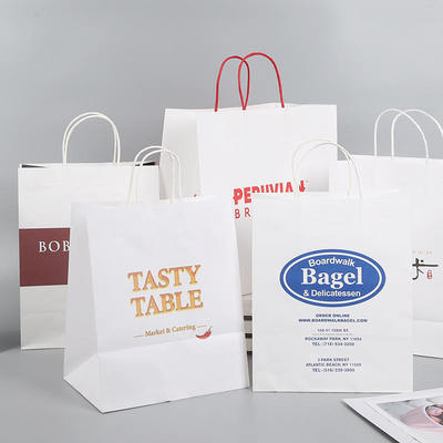 Versatile and Durable Recyclable Kraft Paper Bag for Clothing Storage