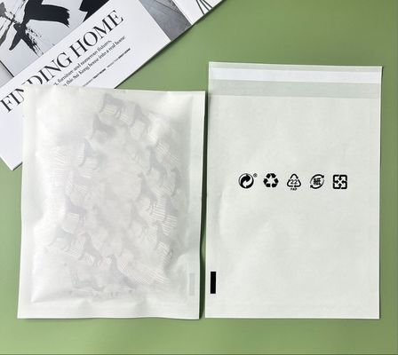 Portable OEM/ODM Biodegradable Glassine Paper Wax Packaging Bag Eco-Friendly Security Glassine Paper Bag For Clothing