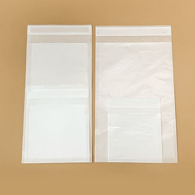 Custom Logo Glassine Envelope Biodegradable Flexible Packaging Clothing Packaging Greaseproof Paper Bags