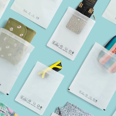 100% Biodegradable Eco Friendly Small Paper Pouch Glassine Waxed Paper Mailing Bags