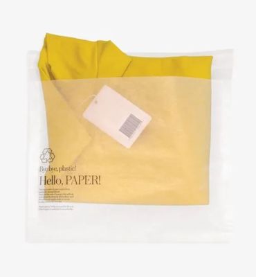 Customize Logo Eco Friendly Biodegradable Translucent Glassine Waxed Paper Bags