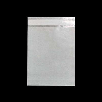 Eco-Friendly Recyclable Bio-degradable Printing Self-Seal Apparel Clothing Packaging Glassine Bags With Logo Glassine Paper Bag