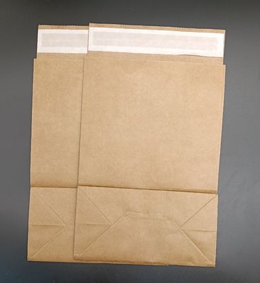 Virgin Pulp Natural Brown Side Gusset Kraft Paper Bag For Gift Packaging