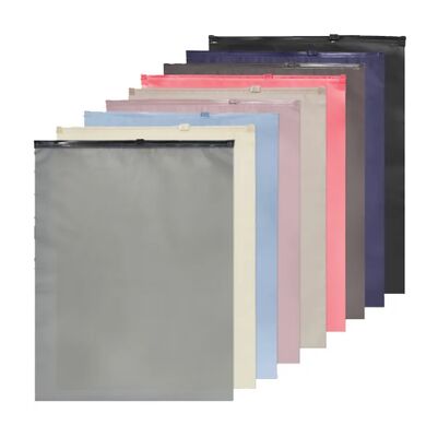 Lightweight Waterproof Resealable Multi-Colored CPE Zipper Bags for Home Office Travel Organization