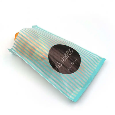 Food Grade Biodegradable Glassine Paper Bags Customizable Size Color Bakery Food Packaging