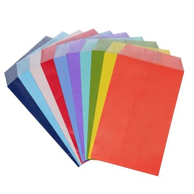 Eco Friendly Glassine Paper Bags Greaseproof Food Safe Treat Pouches for Cookies Candies