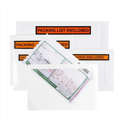 Packing List Envelopes Clear Self Adhesive Scan Shipping Labels Envelope Pouches