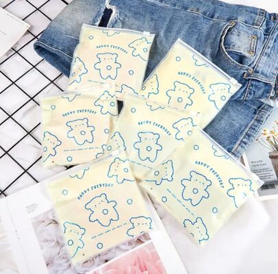 再封可能な防水CPEジッパーバッグ 化粧品 電子アクセサリー用包装プラスチック収納ポーチ