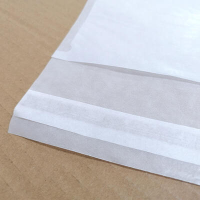 Customized Printed Logo Transparent Glassine Paper Packaging Bag Waterproof Oil-Proof Eco-Friendly Paper Bag
