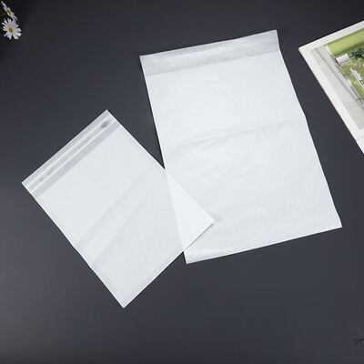 Custom Biodegradable Semi Transparent White 40gsm Glassine Waxed Paper Bag