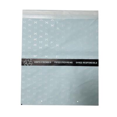 Custom Biodegradable Semi Transparent White 40gsm Glassine Waxed Paper Bag