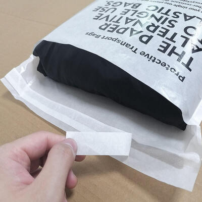 Eco-friendly Waxed Customized Glassine Paper Bag Envelope Printed Clothing Packaging