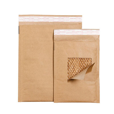 100 Per Pack Eco Friendly Mailer Brown Natural Kraft Recyclable Mail Bags Suitable For Eco Conscious Shipping Operations