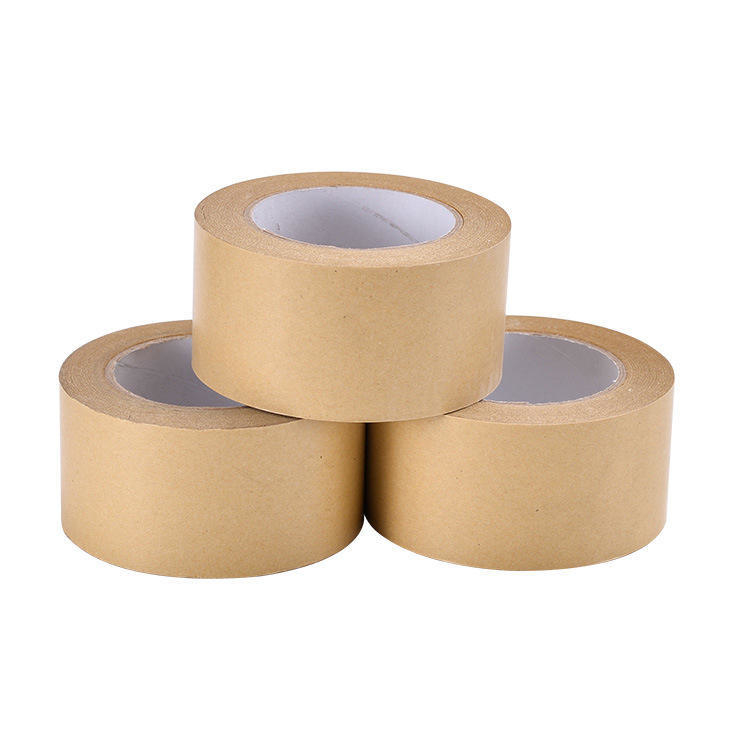 Eco Friendly BOPP Packing Tape Waterproof Self Adhesive Kraft Paper Tape Custom Logo Printed