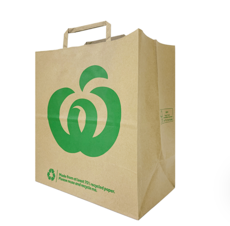 Custom Brown Kraft Paper Bag with Side Gusset Pouch Production Time 12-15 Days