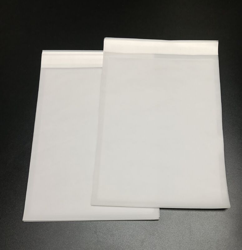 Compostable Glassine Paper Bags Three Side Seal Self Sealing Greaseproof Heat Resistant For Crafts And Small Items