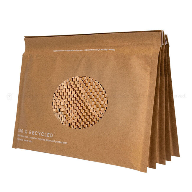 Self-sealing Adhesive Strip Paper Padded Mailer Brown Natural Kraft Water-resistant Exterior Packaging for Shipping and Mailing