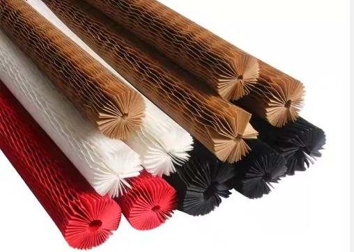 Shockproof Honeycomb Paper Sleeve Custom Size 100% Recycled Paper Sleeve