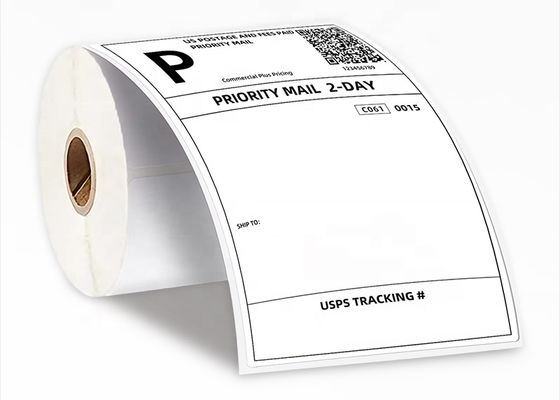 Economic Self-Adhesive Thermal Adhesive Labels 102mmx76mm Transfer Shipping 4x3