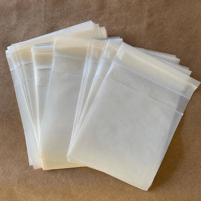 Biodegradable Glassine Paper Bag Flat Top Glassine Wax Paper Bags  Eco Friendly